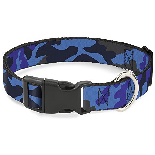 Collier Buckle Down Camo à clip plastique sangle extra large 3,8 cm pour un style unique - 2