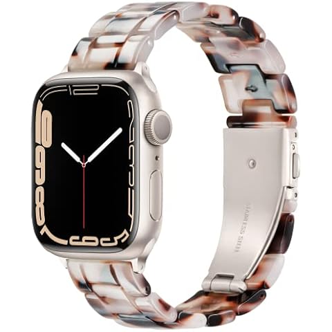 Pleixiu Resin Apple Watch Band Cover