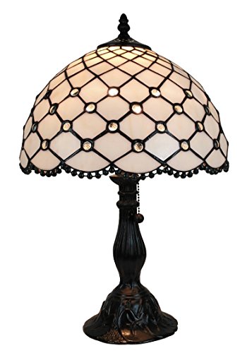 Amora Lighting AM120TL12 Tiffany Style Jewel Table Lamp, 19
