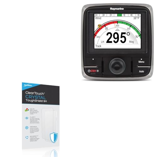 BoxWave Screen Protector Compatible with Raymarine P70R - ClearTouch Crystal ToughShield 9H (2-Pack), Clear 9H Tough Flexible Film Screen Protector