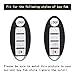 TANGSEN Smart Key Fob Case Cover Compatible with Infiniti EX FX X G JX M Q QX Series Nissan Altima Coupe Armada GT-R Maxima Murano Cross CABRIOLET Pathfinder Rogue 4 Button Keyless Entry Remote