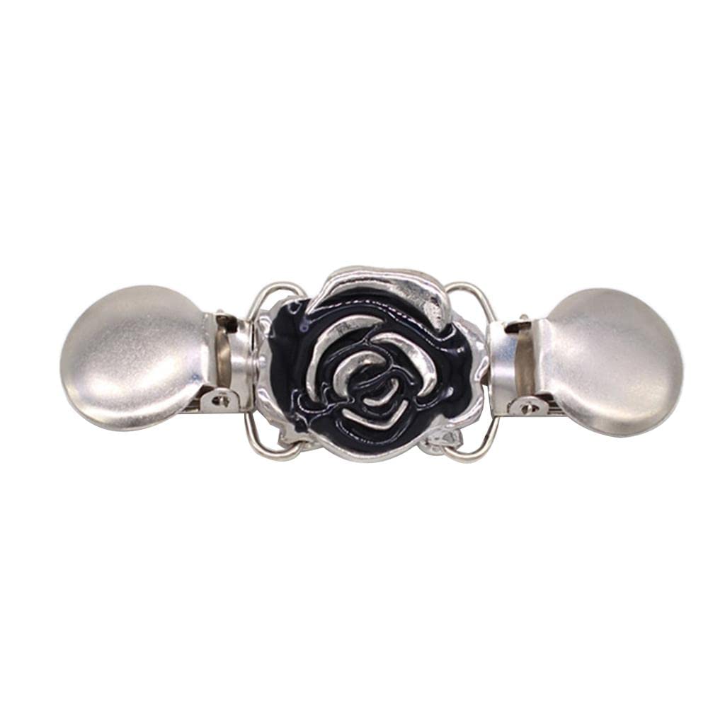 ™ Womens Enamel Flower Cardigan Sweater Clip Blouse Shirt Collar Clips | Other Womens Accessories | Womens Accessories-image-20
