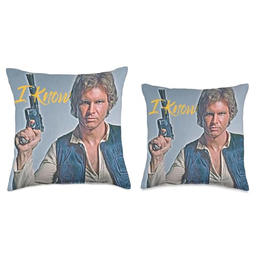 Coussin Star Wars Han Solo I Know multicolore grand format housse déco canapé