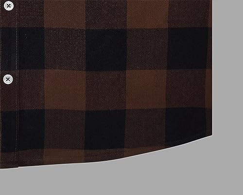Image of GHPC Cottswool Winter Wear Woolen Big /Buffalo Checks Full Sleeves Regular Fit Formal Shirt for Men