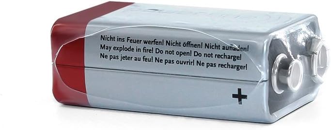 Miniatura 3 de 2 unids Powerone para instrumento de medición micrófono de alarma 9 V batería alcalina E522 LA522