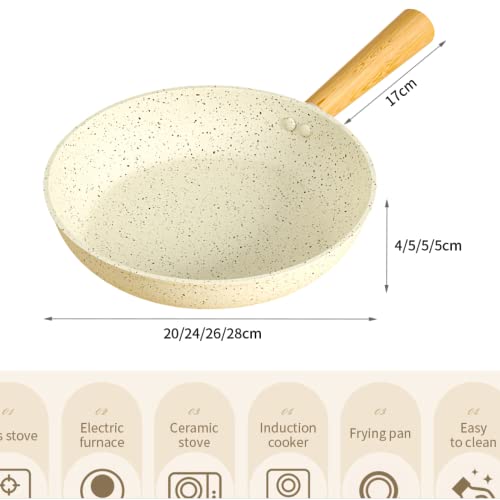 Poêle antiadhésive 20 cm induction avec revêtement durable