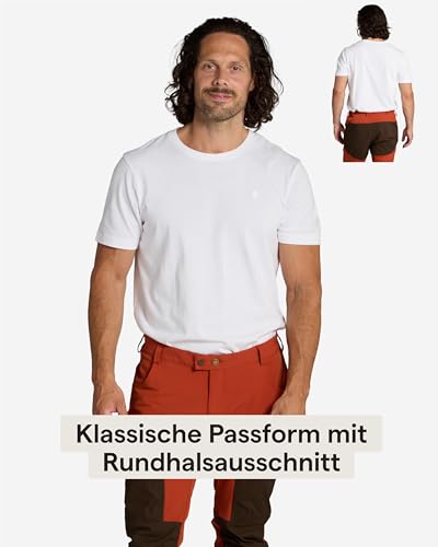 Pinewood Herren 3er Pack Outdoor T Shirts Set als Bequeme Basics aus recyceltem Polyester und Baumwolle in vielen schönen Farben & vielseitig einsetzbar