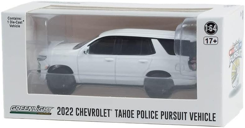 Greenlight 43001-N Hot Pursuit - 2022 Chevy Tahoe Police Pursuit Vehicle (PPV) 1/64 Scale