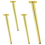 Photo Gallery gambe per letto dorate piedini per divano in metallo gambe coniche per mobili gambe di ricambio per tavoli altezza regolabile con vite di montaggio, 4 pezzi (65cm,oblique) Photo Gallery gambe per letto dorate piedini per divano in metallo gambe coniche per mobili gambe di ricambio per tavoli altezza regolabile con vite di montaggio, 4 pezzi (65cm,oblique)