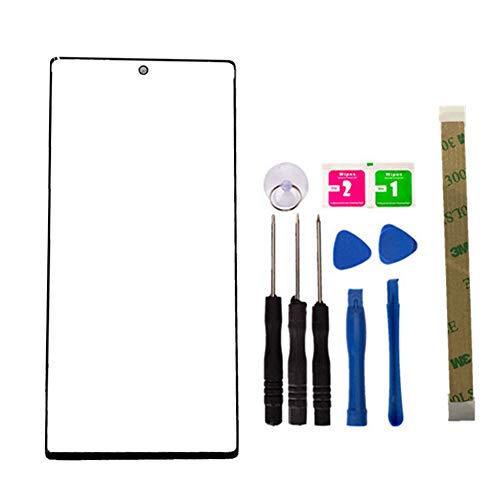 Replacement Screen Front Outer Top Glass Lens Cover for Samsung Galaxy Note 20 Ultra / Note20 Ultra 5G 6.9 inch Parts and Adhesive Tools (No LCD and Touch Digitizer) (Note20U Glass)