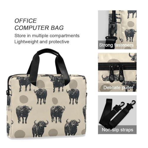 Funda para laptop con asa y correa 15.6 pulgadas khaki miniatura 6