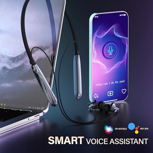 Image of AROMA NB119 Tronix Upto 100 Hr Playtime*,ENC,Fast Charging,Dual Pairing Neckband Bluetooth