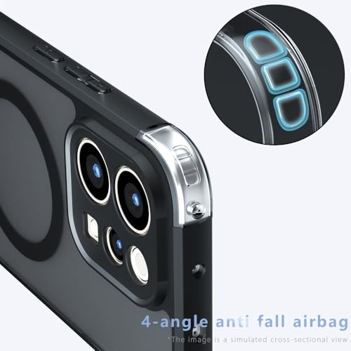 Image of Case for Vivo V70 5G Back Cover, for Vivo V70 Elite 5G Back Cover Matte PC Back + TPU Bumper Shockproof Magnetic Mobile Case Cover (Vivo V70 5G)