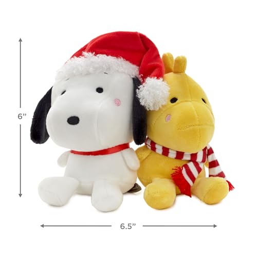 Hallmark 1KCX1134 Better Together Peanuts Holiday Plush Toys (Snoopy And Woodstock) 6 Inch Stuffed Toys thumb #2