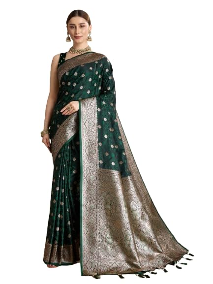 munir Premium Two-Tone Soft Silk Satin Saree For Women with Rich Zari Pallu & Designer Blouse Piece for Festive, Party, Wedding-picture-42