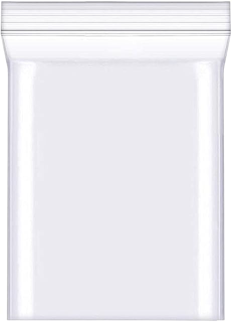 100pcs Resealable Clear Plastic Bags - 3.5x5.1" Resealable Grip Seal Bags, Small Resealable Plastic Bags, Resealable Storage Pouches, Grip Clear Ziplock Bags for Home,Kitchen,Small Items Storage