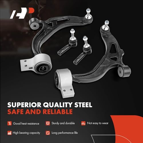 A-Premium 8Pcs Front End Suepnsion Kit, Front Lower Control Arm, Sway Bar Link, Inner Outer Tie Rod End, Compatible with Ford Explorer 2011-2017, Police Interceptor Utility 2013-2016 - Image 5