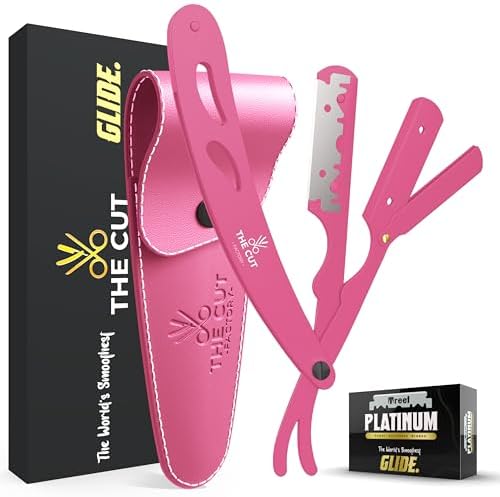 Amazon.com: The Cut- Factory- Straight Razor with 20 Pack Platinum ...