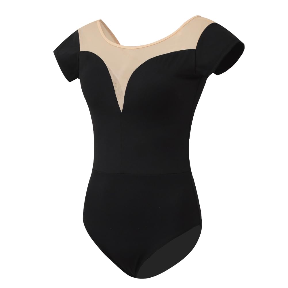 ROYAL SMEELA justaucorp danse classique femme body de danse classique pour femme justaucorps ballet adulte justaucorps danse manche courte justaucorps gymnastique gym body danse femme body danseuse