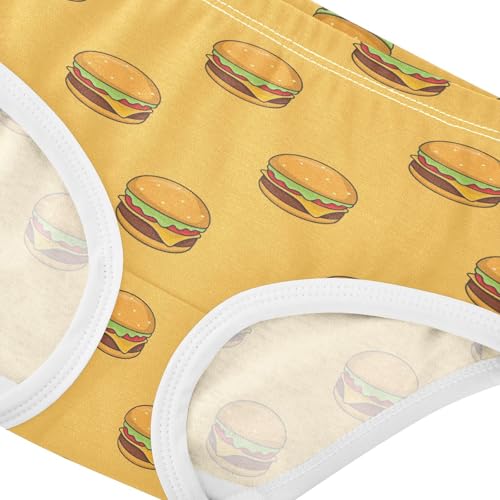 Girls' Underwear Hamburger Cotton Stretch Comfort Toddler Panties4