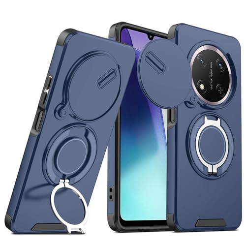 Coque Honor Magic 7 Lite antichoc avec protège caméra coulissant et béquille intégrée