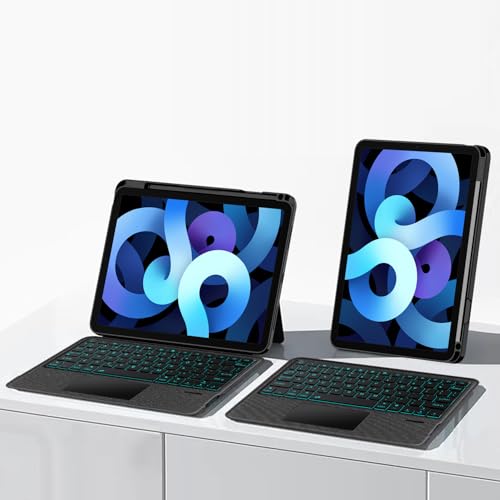 Clavier pour iPad Air 4 10.9 2020 étui magnétique rétroéclairé