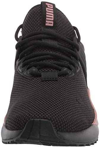 Image of PUMA Women's Pacer Future Sneaker, Black-Rose Gold, 8.5