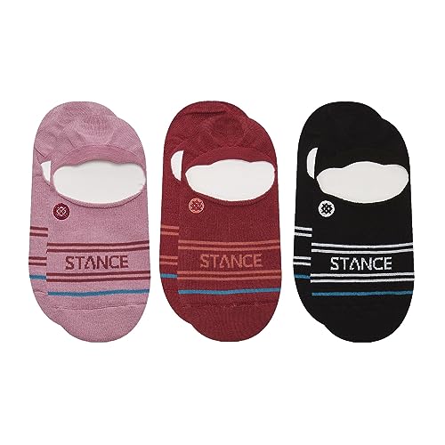 Stance Basic No Show Socks [3 Pack] (Medium, Rebelrose)