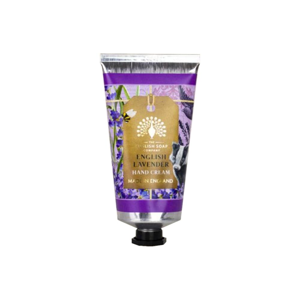 The English Soap Company Anniversary English Lavender Hand Cream, Moisturising Shea Butter, Aloe Vera and Beeswax Formula