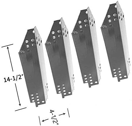 Grill Heat Plate for Select Charbroil 464220110, 464220111, 463235714, 463214914 & Kenmore Gas Models - 4Pack