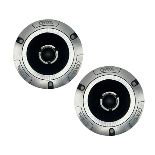 Super Bullet Tweeter argent 300W en aluminium 4 Ohms avec filtre intégré pour sono de voiture