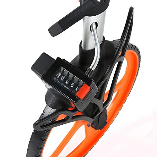 Greensen Strecken Messrad mit Griff, Meßrad Faltbares Entfernungsmessrad Präzisions Messrad Vermessungsrad Streckenmessrad Streckenmessgerät Baustellenmessrad Laufmessrad