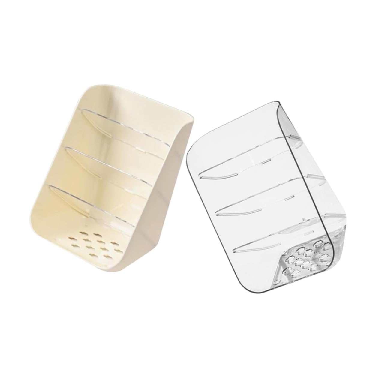 Pot à stylos de bureau transparent DOITOOL fini le désordre avec cette base stable