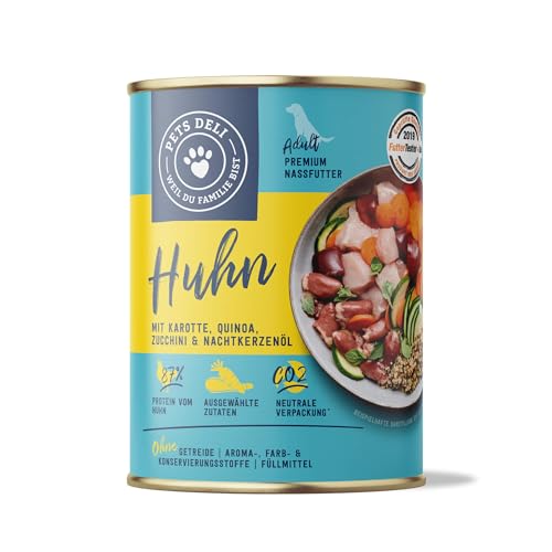 Pets Deli Probierpaket für Hunde mit verschiedenen Nassfuttersorten und Soft & Shiny Snacks - 3450g
