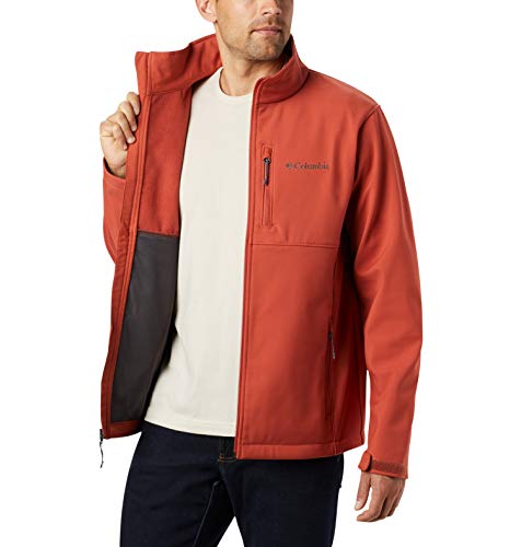 Image of Columbia Men Polyester Short Length Omni-Shield Ascender Softshell Hiking and Trekking Jacket