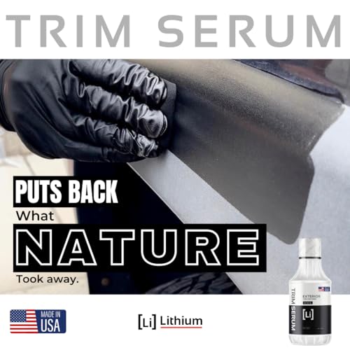 Trim Serum- Plastic Restorer for Cars- Restores Even the Most Damaged Plastic, Rubber, and Vinyl - Black Trim Restorer That Lasts For Months - Penetrates Plastic Pores Restoring Color (16 Oz) - Image 3