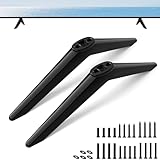 Maozhren TV Base Stand for Skyworth TV Legs, for Skyworth TV Base Stand 32 40 43 50 55In 32E57 32E36 32S3N 32E20300 40E360 40S3N 43E2B 43U5A 43UB5500 50UB5500 50E58 55UB5500 55UB5560 55S3N with Screws