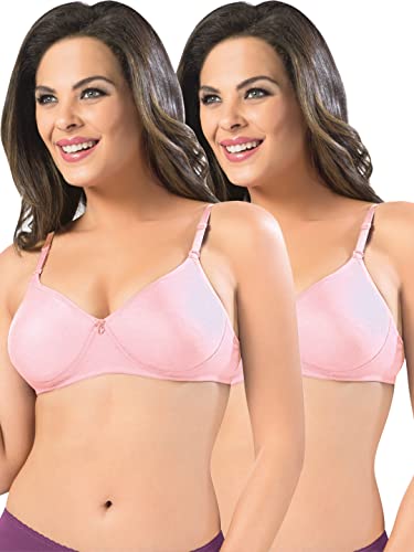 Image of SONARI Women's Non-Padded T-Shirt Bra | Wire-Free, Medium Coverage, Comfortable Polyester-Cotton Blend Fabric | Adjustable Straps, Ideal for Sports Catwalk