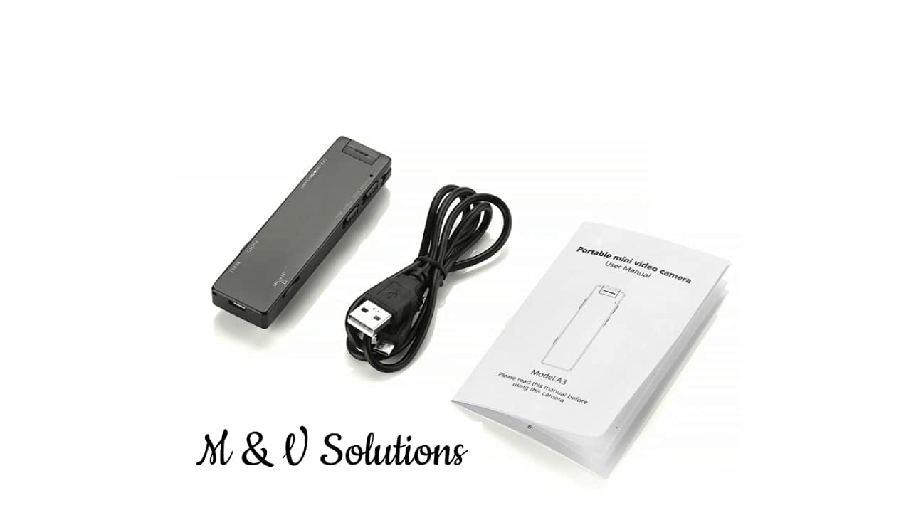 M&V Solutions Full hd 1080P Wearable Body Small Security Camera 7 41301FF7fAS. SL1280