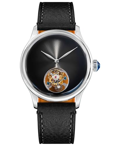 S454.SK.K Tourbillon Master ST8000 Uhrwerk Saphirglas Herren Mechanische Uhr 1963 silber Armband