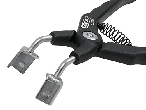 KS Tools 115.1308 Relay pliers-angled, Colour, Size - Image 3