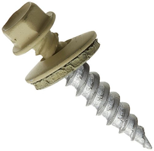 Tornillo con cabeza pintada beige 10x1 pulgadas