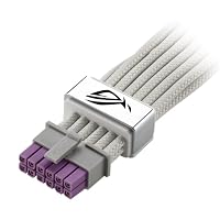ASUS ROG Equalizer White geätztes 12-V-2x6-PCIe-Kabel – Ansicht 4