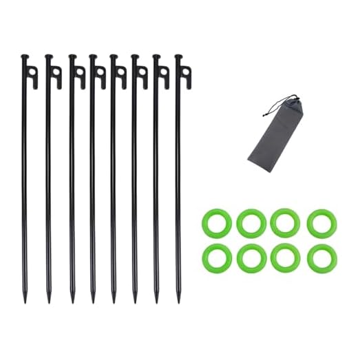 Durable Metal Tent Stakes for Camping