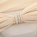 TOBENY Stackable Silver Rings for Women Non Tarnish Dainty Stacking Cubic Zirconia Thumb Ring Set Trendy Statement Promise Wedding Bands Engagement Rings for Women Size 5 6 7 8 9 10 11