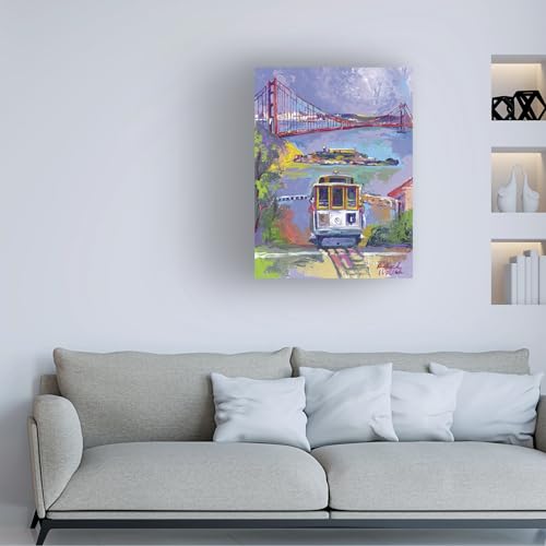 Trademark Fine Art San Francisco 2 Artwork by Richard Wallich, 24 by 32-Inch by Trademark Fine Art - Image 3