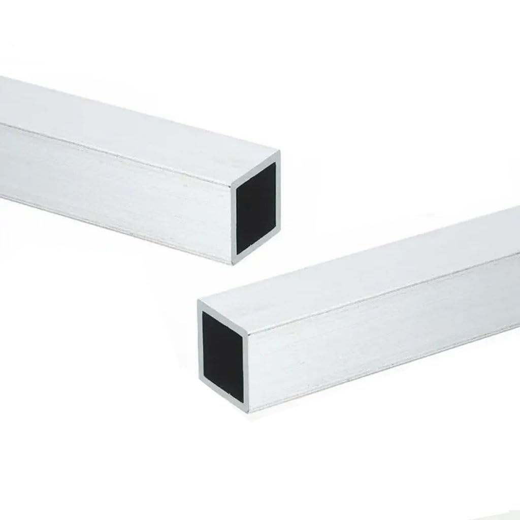 hcaklozgshi 1 Pcs 304 Stainles Steel Square Tube 10-40mm 1mm Thick 250/300/500mm Length, Corrosion Resistance Structural Metal Pipe(10x10x1mm,250mm 1pcs)
