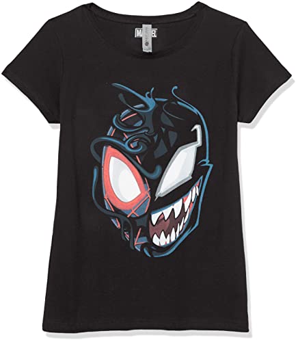 T-shirt fille Marvel Miles et Venom idéal pour l'école et le sport