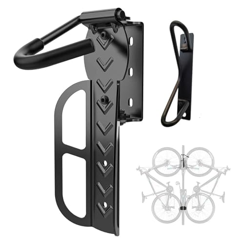 Support de vélo vertical pivotant pack de 4 supports muraux stables