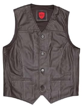 KAVACi Austin JQ-KL Classic Men's Vest (Brown, X-Large)